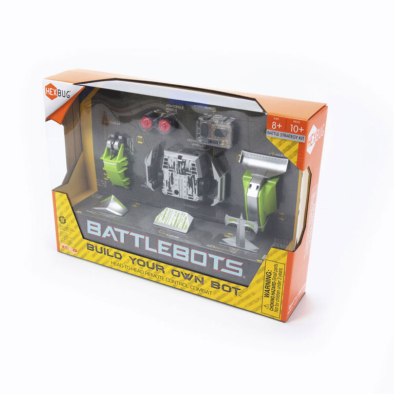 hexbug battlebots build your own bot green